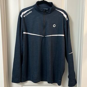 Columbia golf pullover with Coinbase logo